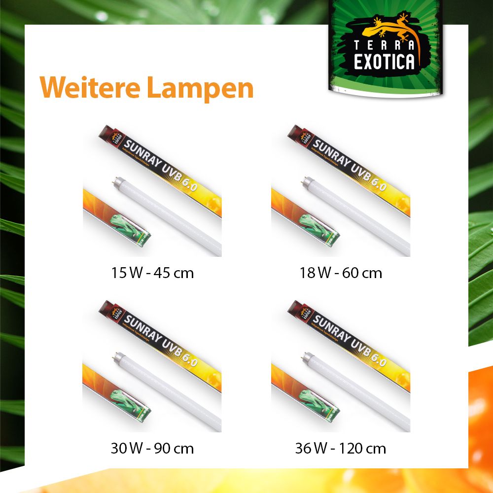 Sunray UVB 6.0 - Leuchtstoffröhre - 15-36 Watt